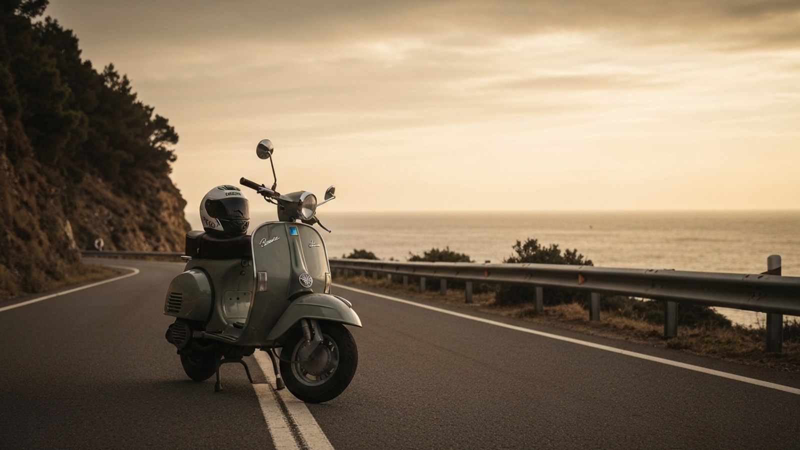 Immagine composita che rappresenta la varietà di argomenti del blog, con elementi di accessori moto, libri e un richiamo al benessere naturale.